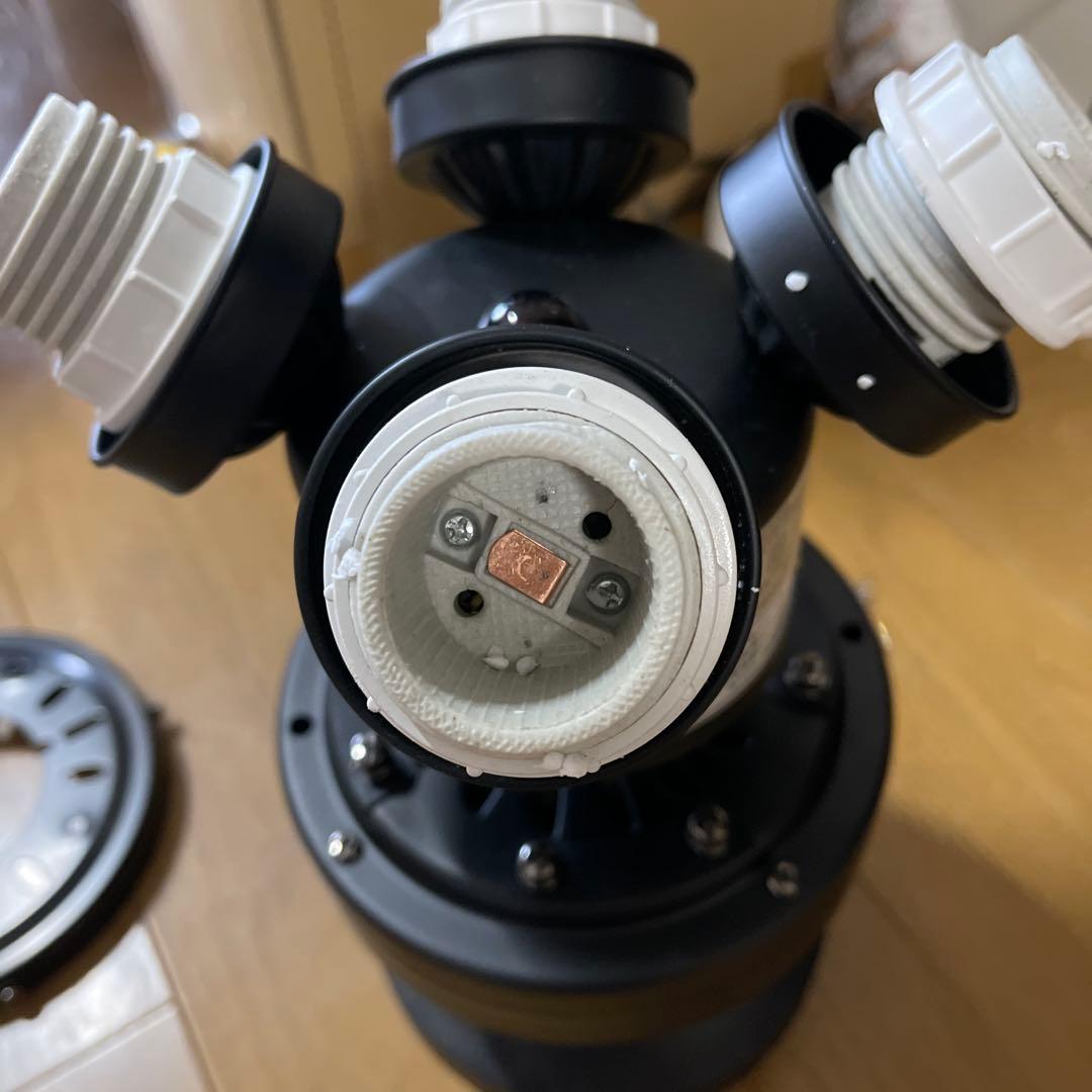 A195 シーリングファンライト 4灯 リモコン式 ファン 省エネ