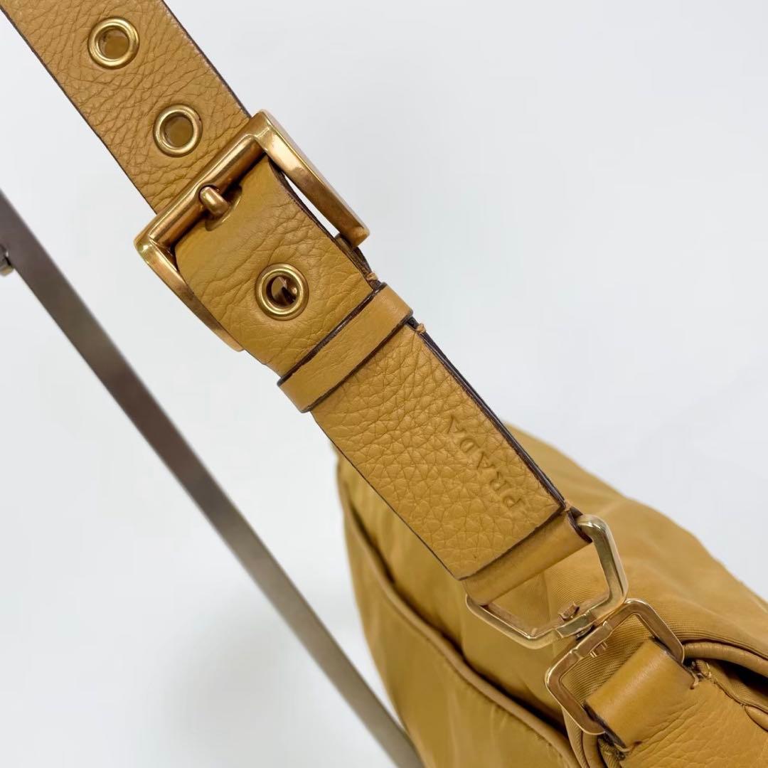 【正規品】プラダ PRADA ショルダーバッグ ギャラカード ナイロン 三角ロゴ