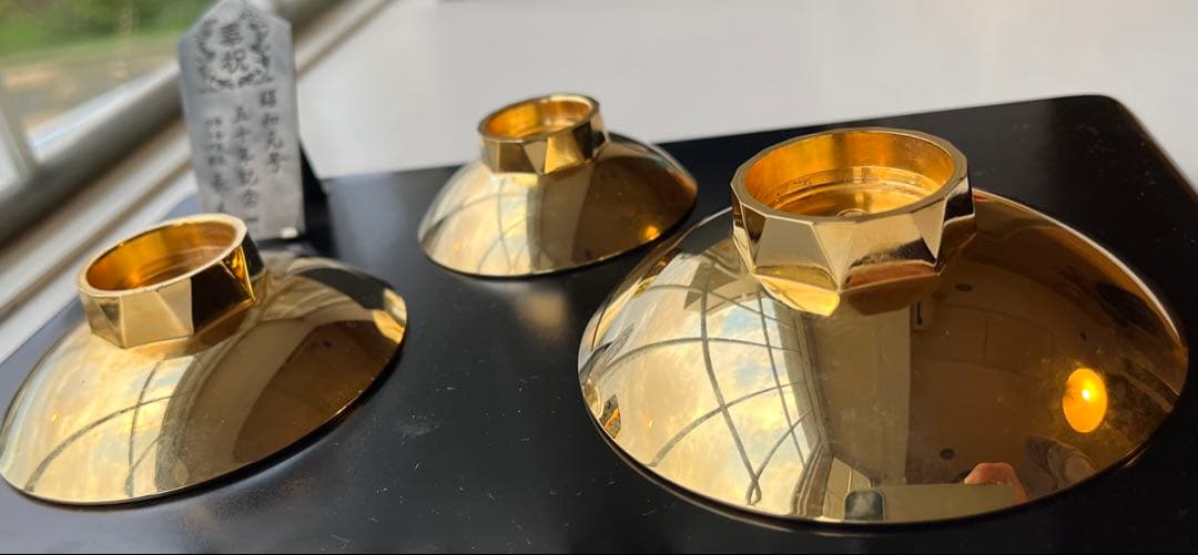 24KGP 昭和天皇陛下御即位五十年記念 黄金ひさげ揃 盃セット