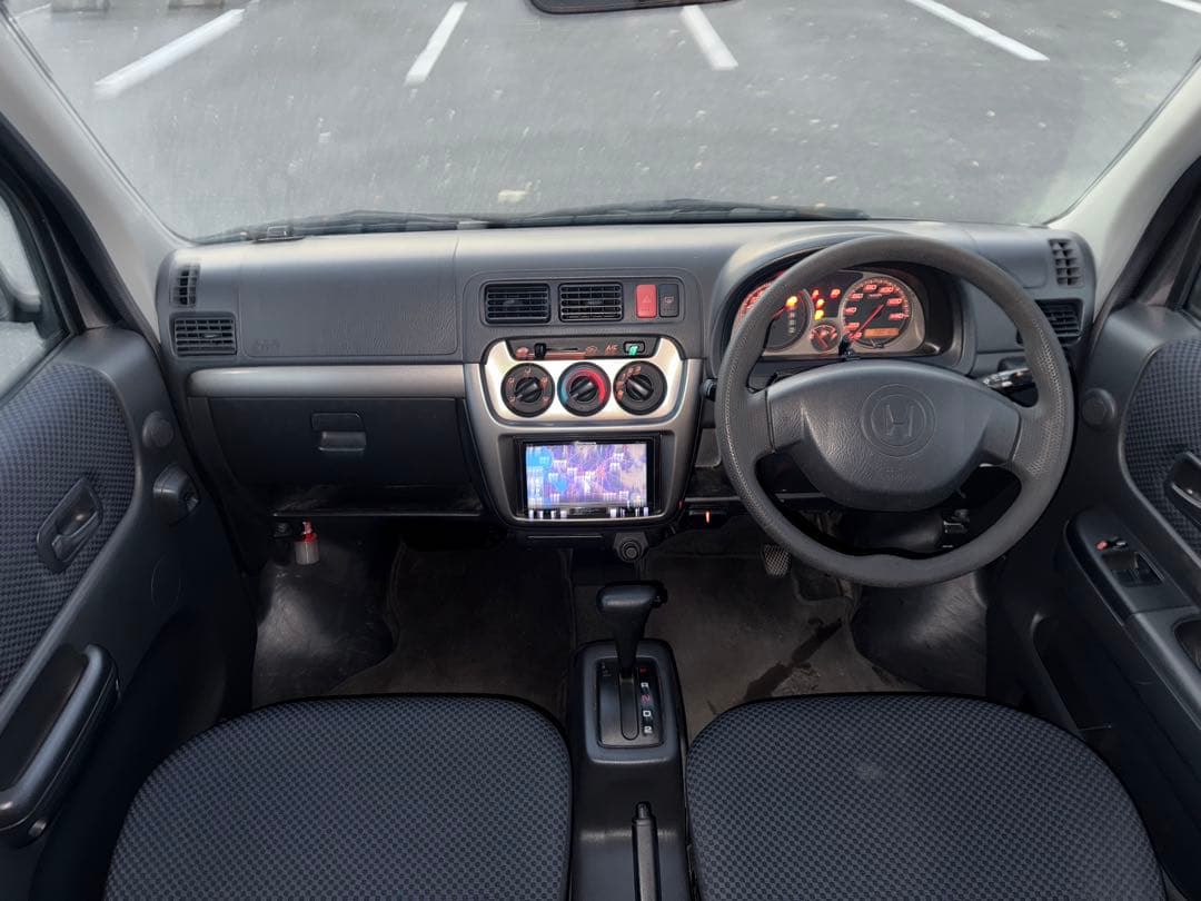 ★車検満タン2年★ ホンダ　バモス ホビオ　HM3★社外ナビ、ETC付★調子良好