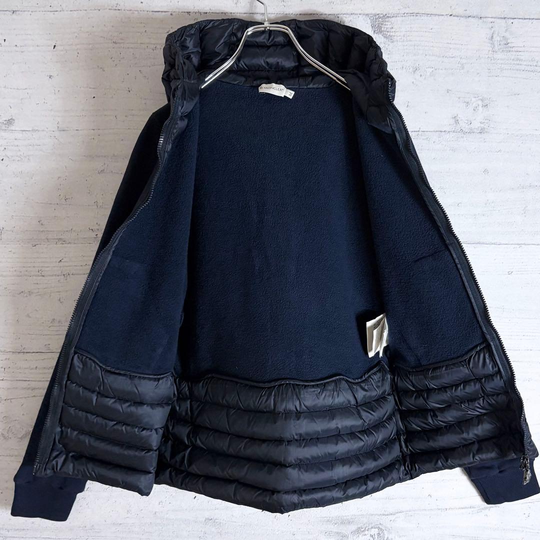 モンクレール マグリア カーディガン ダウン スウェット フード M