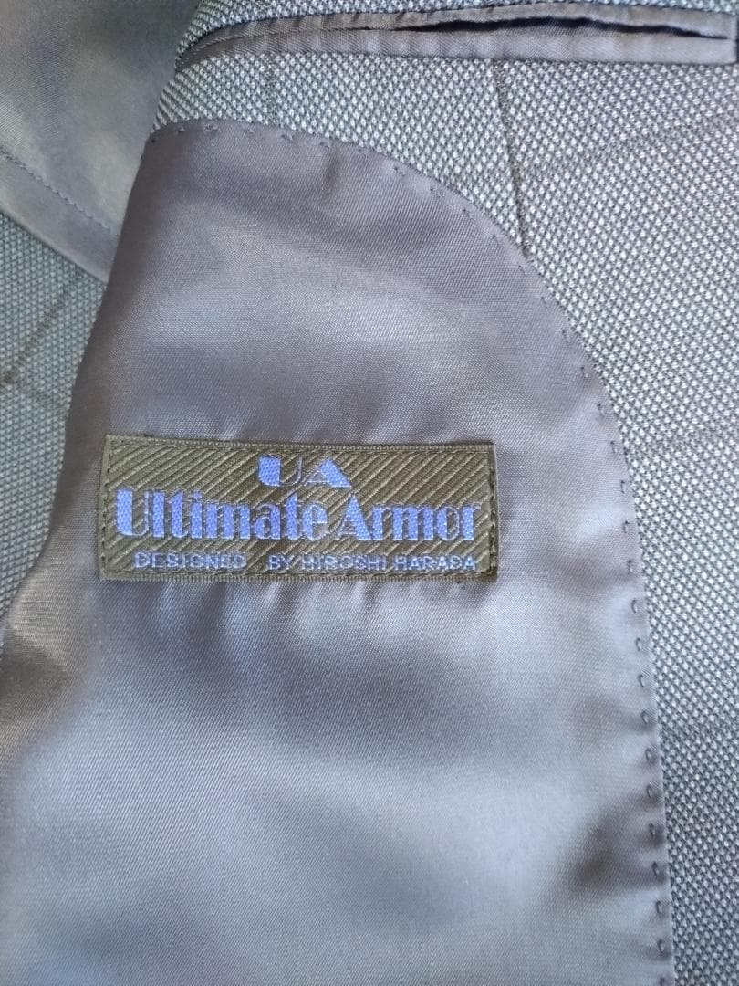 値下げ【未使用級】3ピース スリムスーツ ブルー ウィンドペン チェック AB5