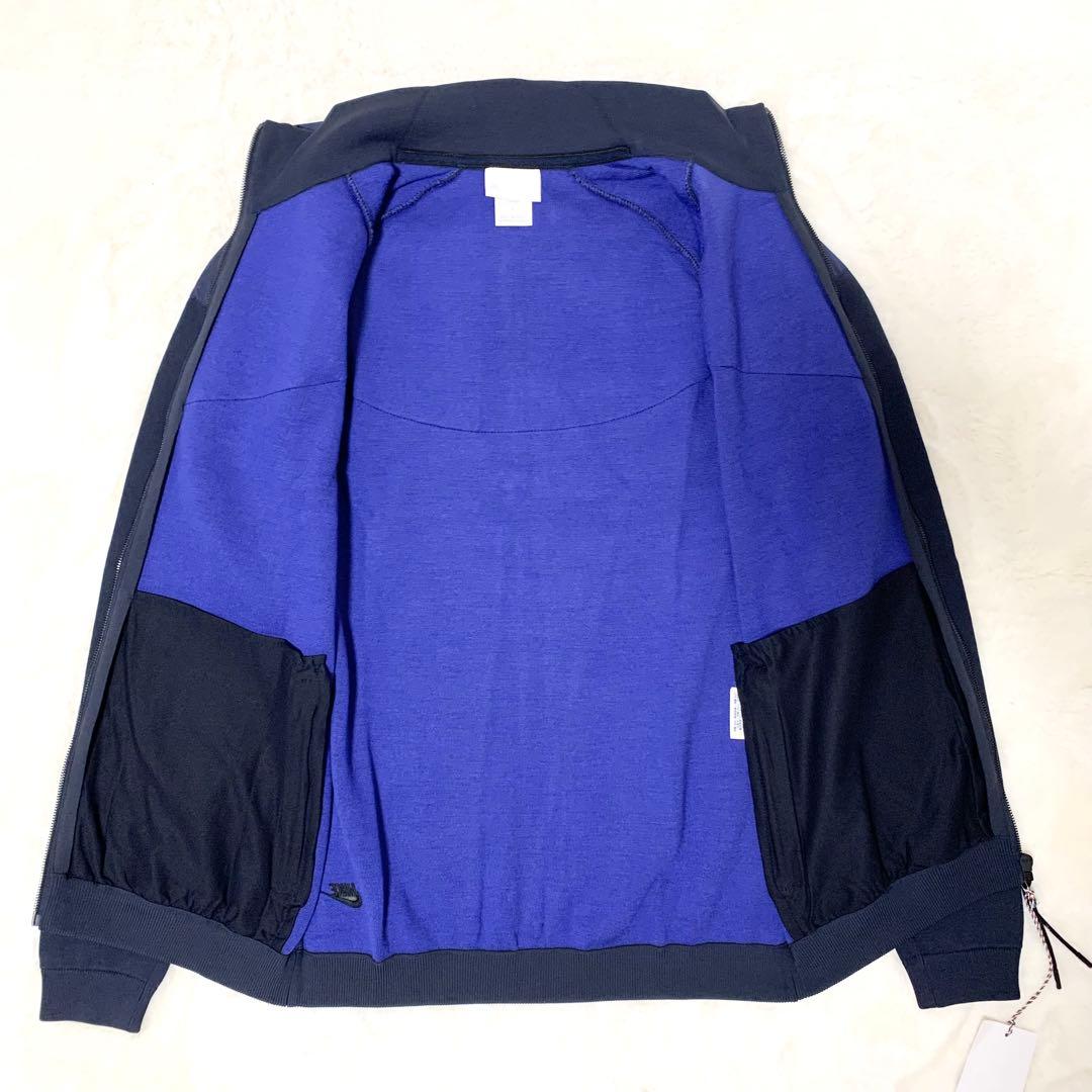 Nike Lab ニット ウィンドランナー パーカー イタリア製 ネイビー L