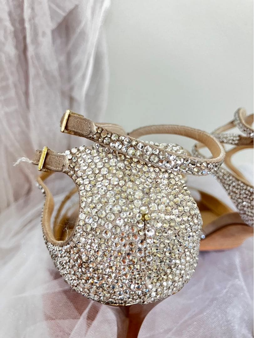 かお⭐︎ 大幅値下げ中！　ジミーチュウ　ブライダルシューズ　39 25cm