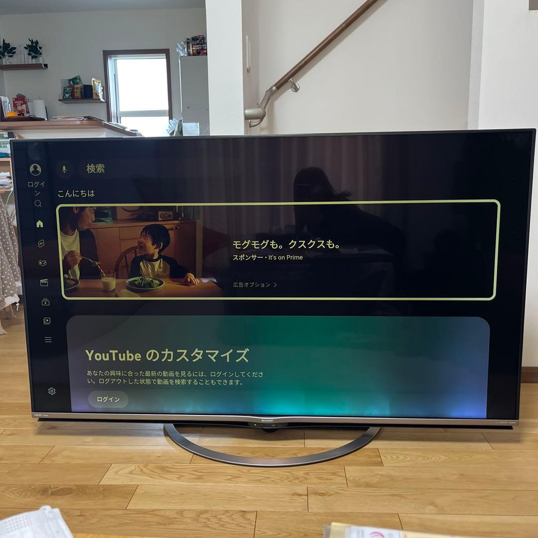 60インチ SHARP アクオス2017年製 液晶テレビ　4K LC-