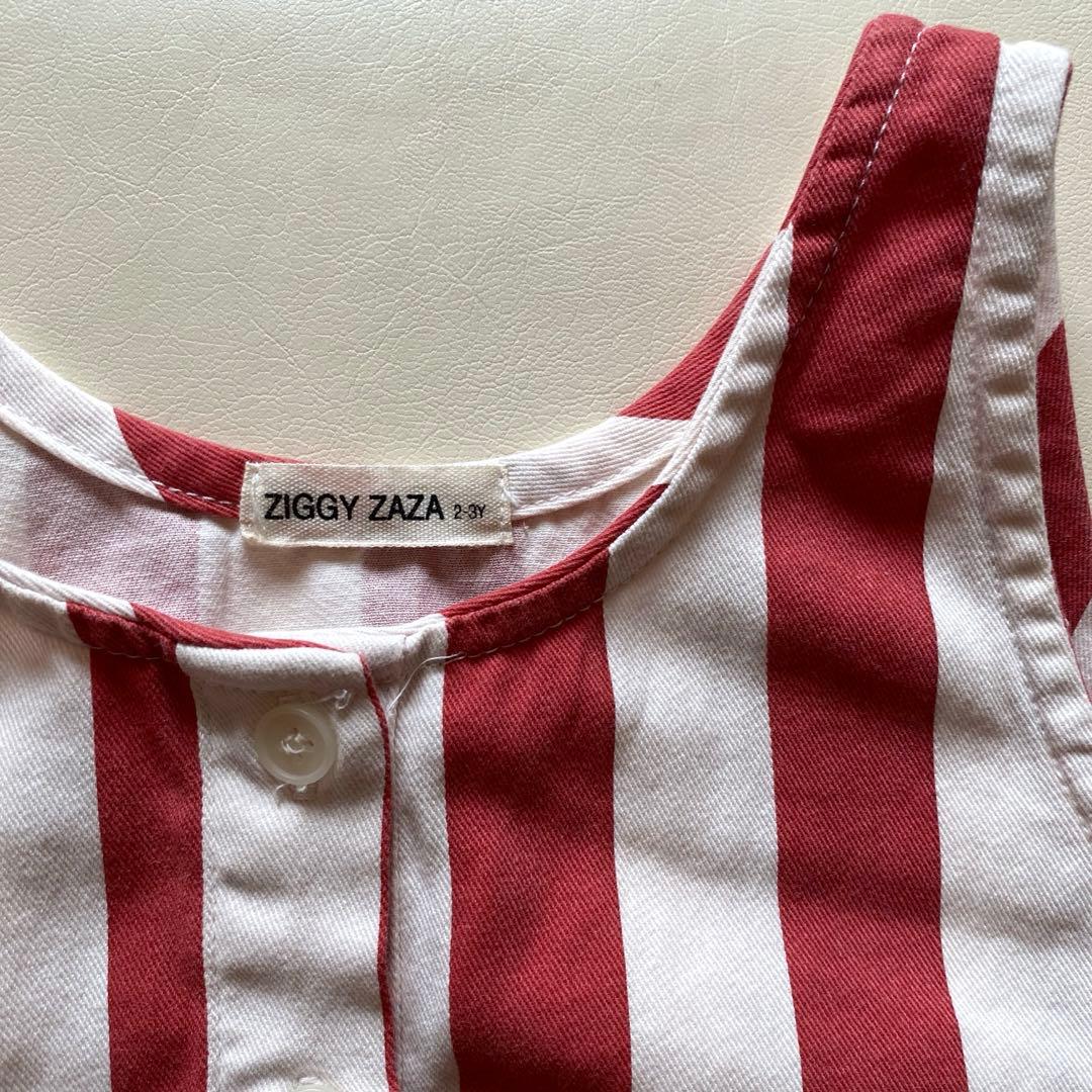 ロンパース・カバーオール ZIGGY ZAZA skipper jumpsuit stripe 2-3y