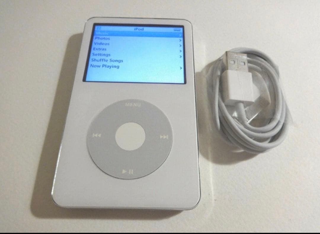 美品 iPod Classic 5世代30GB新品パネル•バッテリー