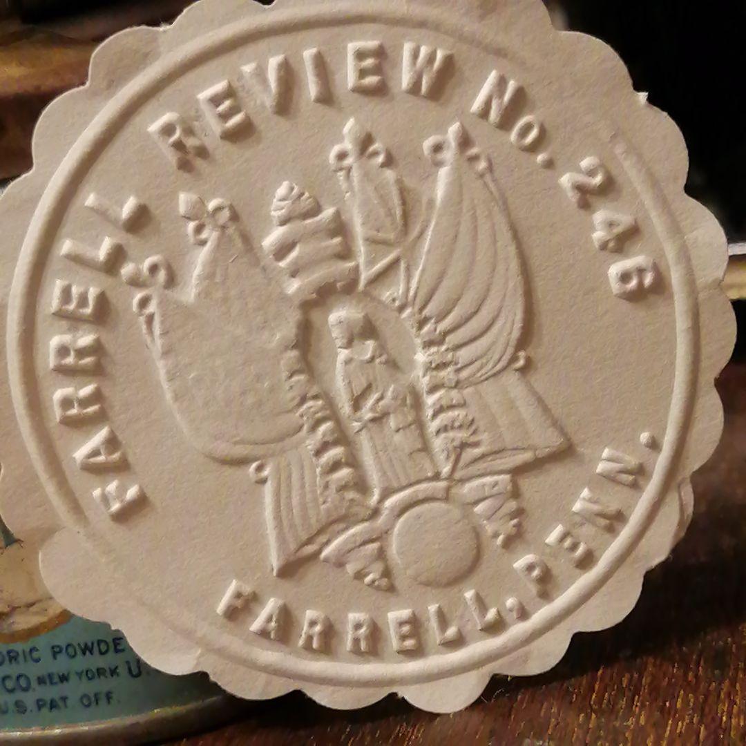 アメリカ製アンティーク エンボッサー☆スタンプ☆はんこ☆タグ☆ラベル文房具☆刻印