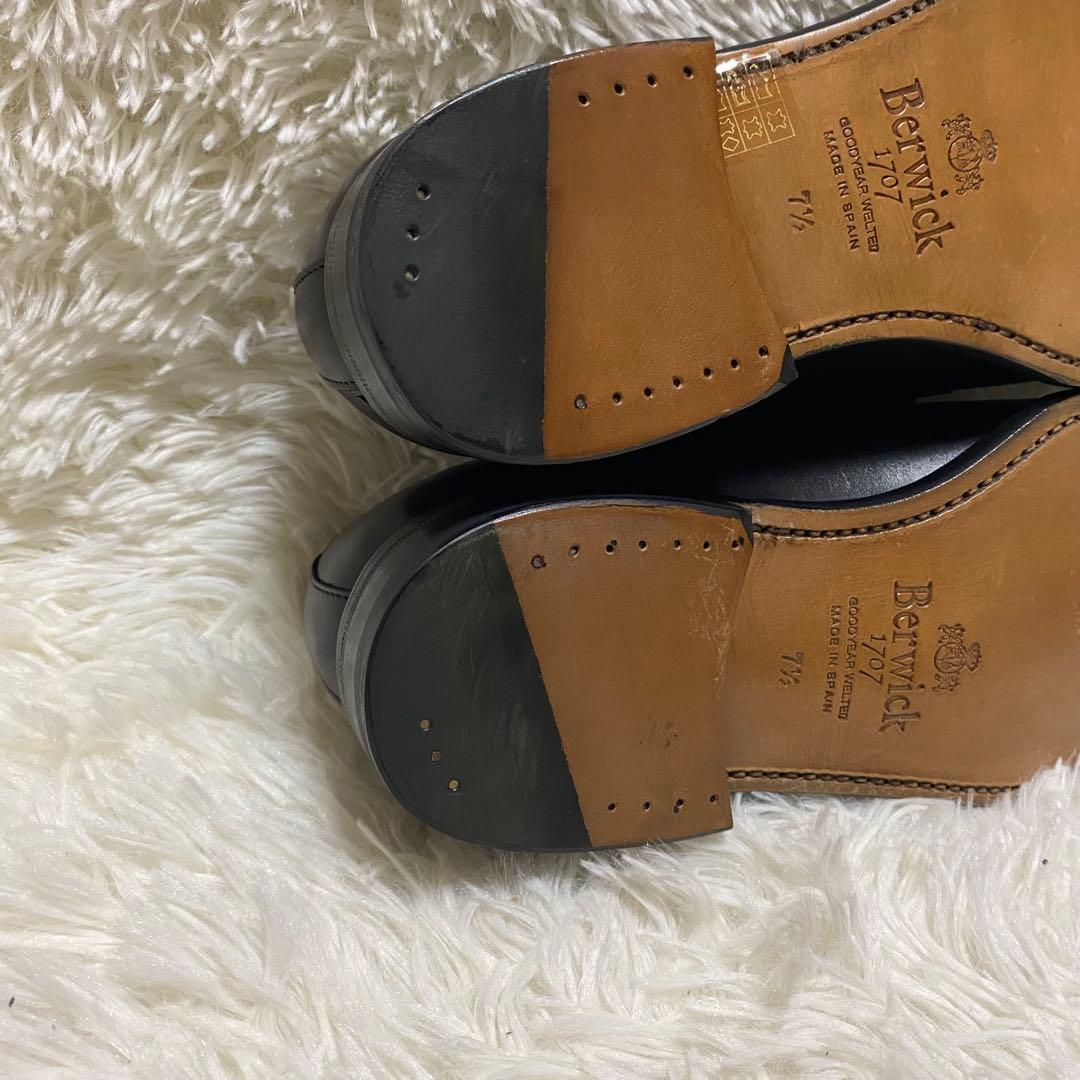 ✨定価約4万✨Berwick ローファー 5120 ブラック牛革本革黒