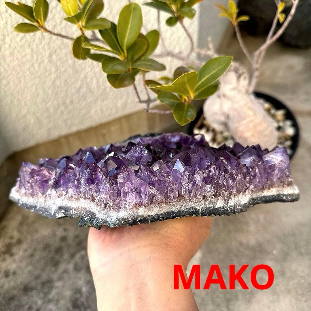 M1888☆アメジストクラスター2.2Kg☆ブラジル産☆天然石☆N60107