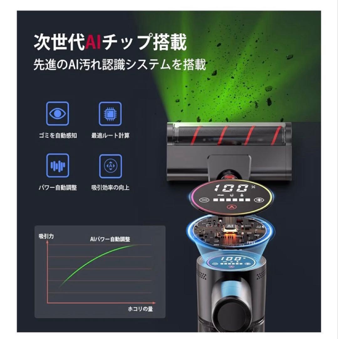 【新品】コードレス掃除機 軽量 サイクロン式 スティッククリーナー バッテリー