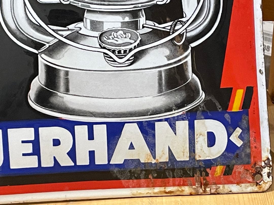 ライト・ランタン FEUERHAND Enamel Sign Board