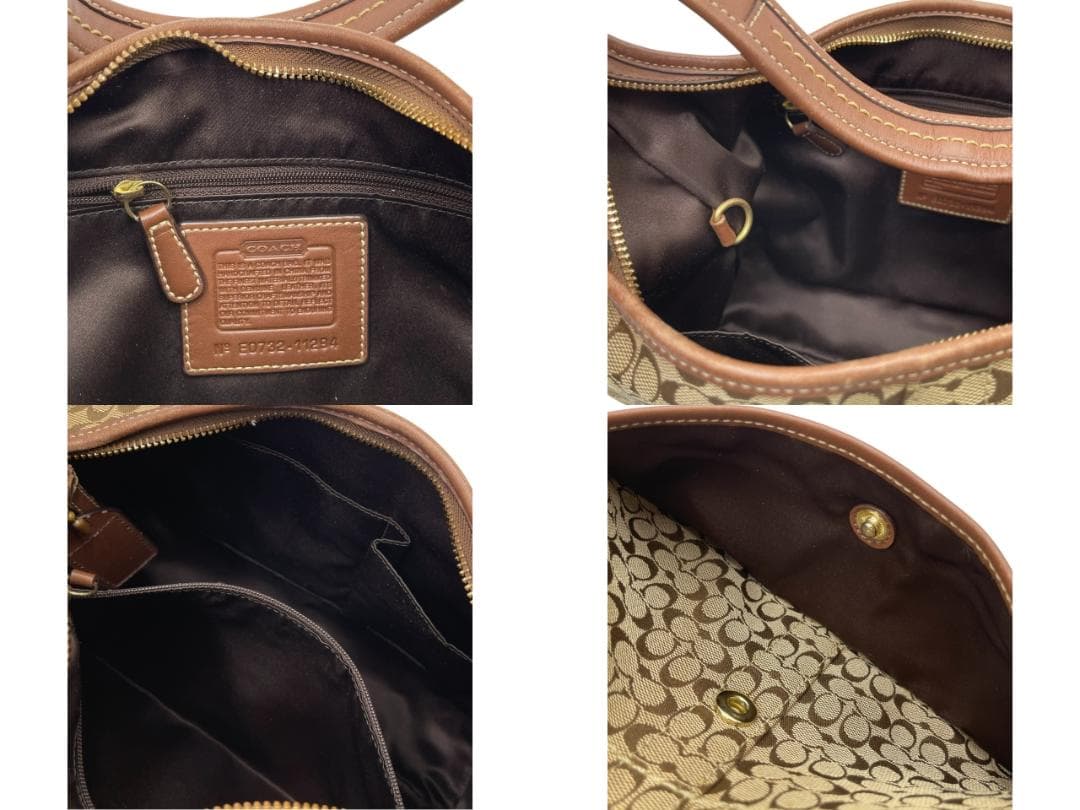 COACH 11294 ミニシグネチャー キャンバス ワンショルダーバッグ