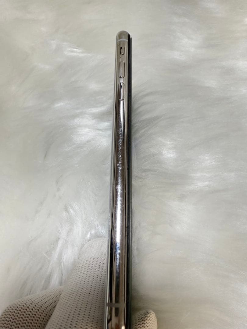 iPhone X 256GB シルバー 国内版 SIMフリー バッテリー100％