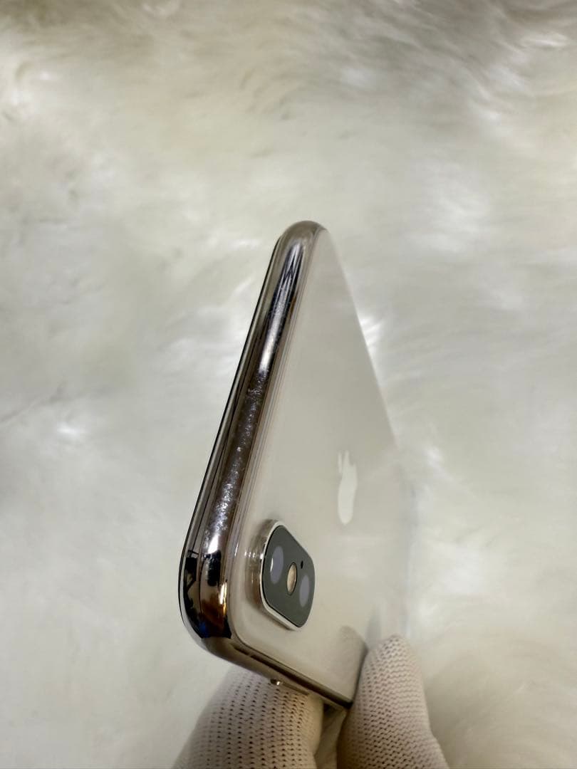 iPhone X 256GB シルバー 国内版 SIMフリー バッテリー100％