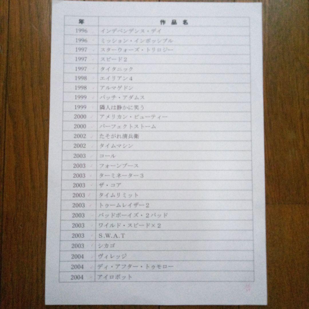 映画パンフレット147冊　　　　　　(更に更に値下げしました)