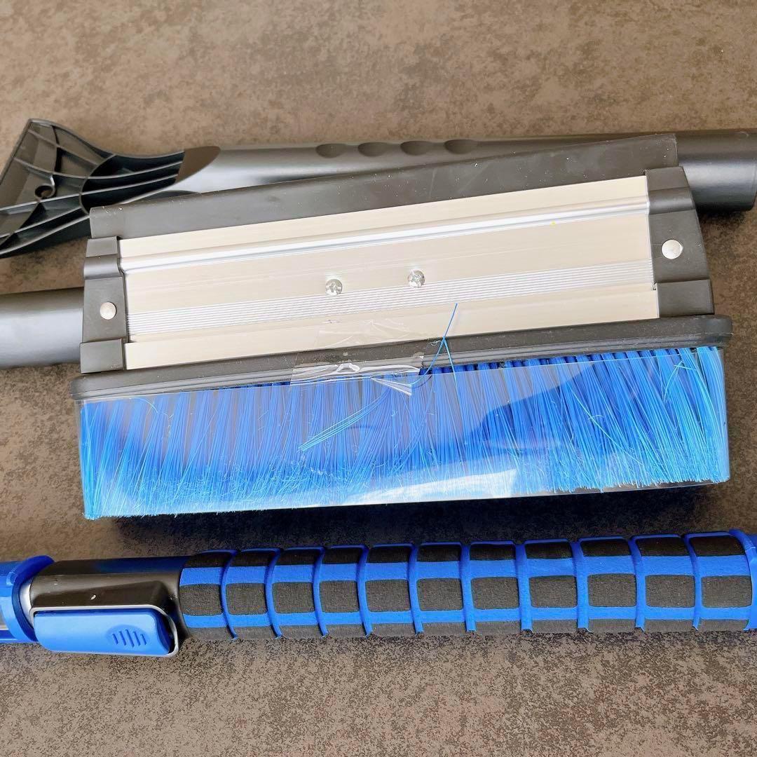 スノーブラシ 車用 除雪用 雪かき スキージ アイススクレーパー 伸縮式