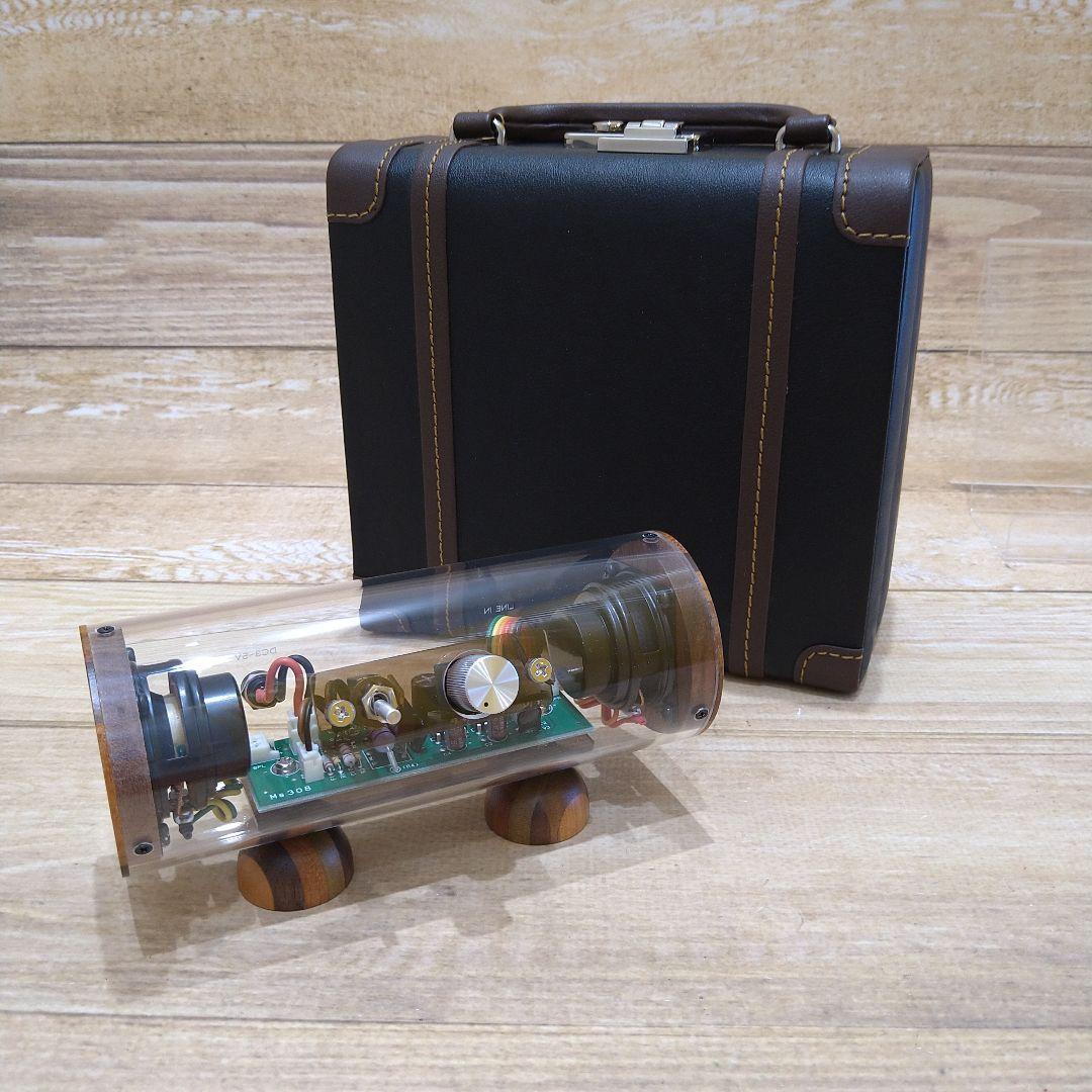 エムズ　アンプ内蔵型波動スピーカー「スケルトン」新品未使用　メーカー3年保証付