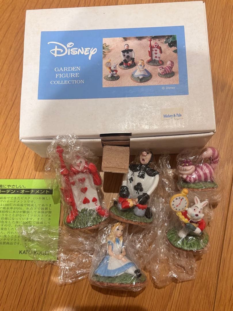 【レア】ディズニー　不思議の国のアリス　オーナメント　加藤工芸　箱庭　インテリア