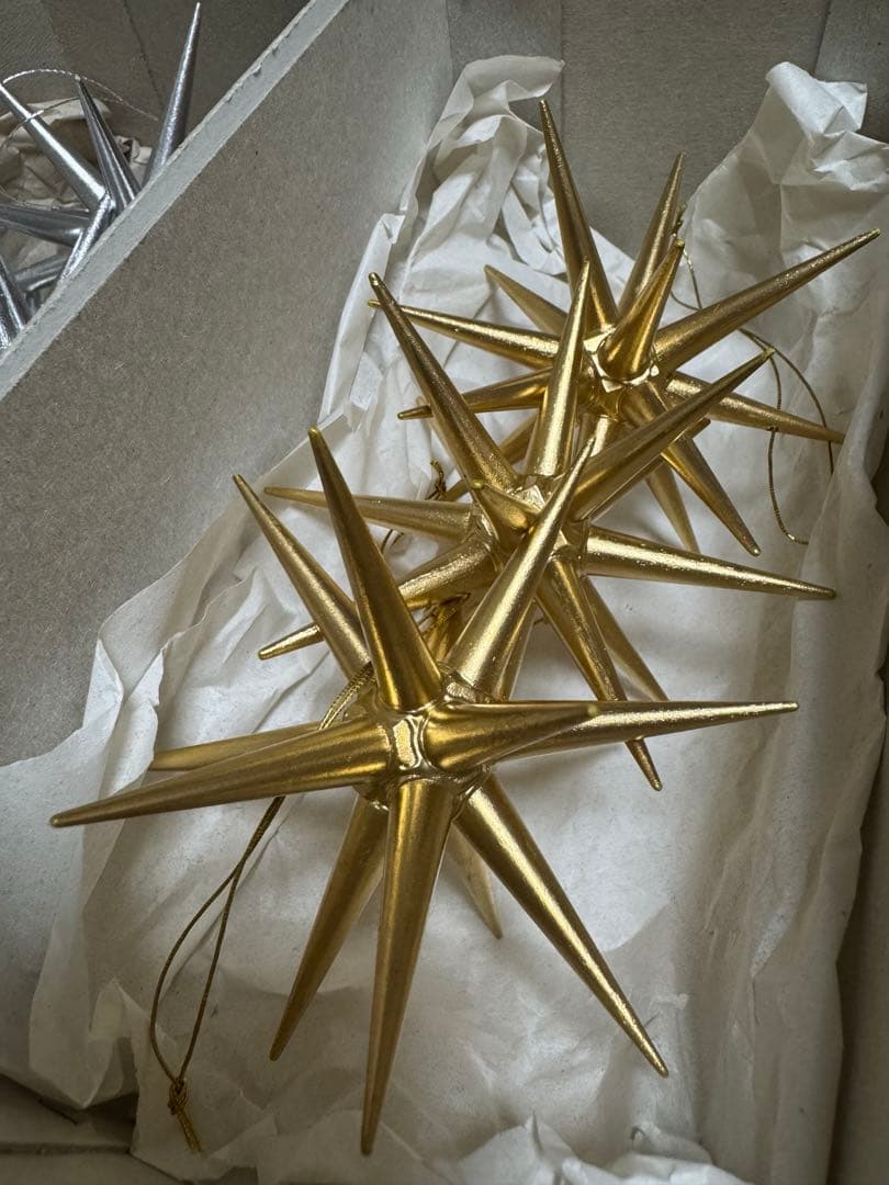 【新品6個】ドイツ製クリスマスオーナメント　ベツレヘムの星　大