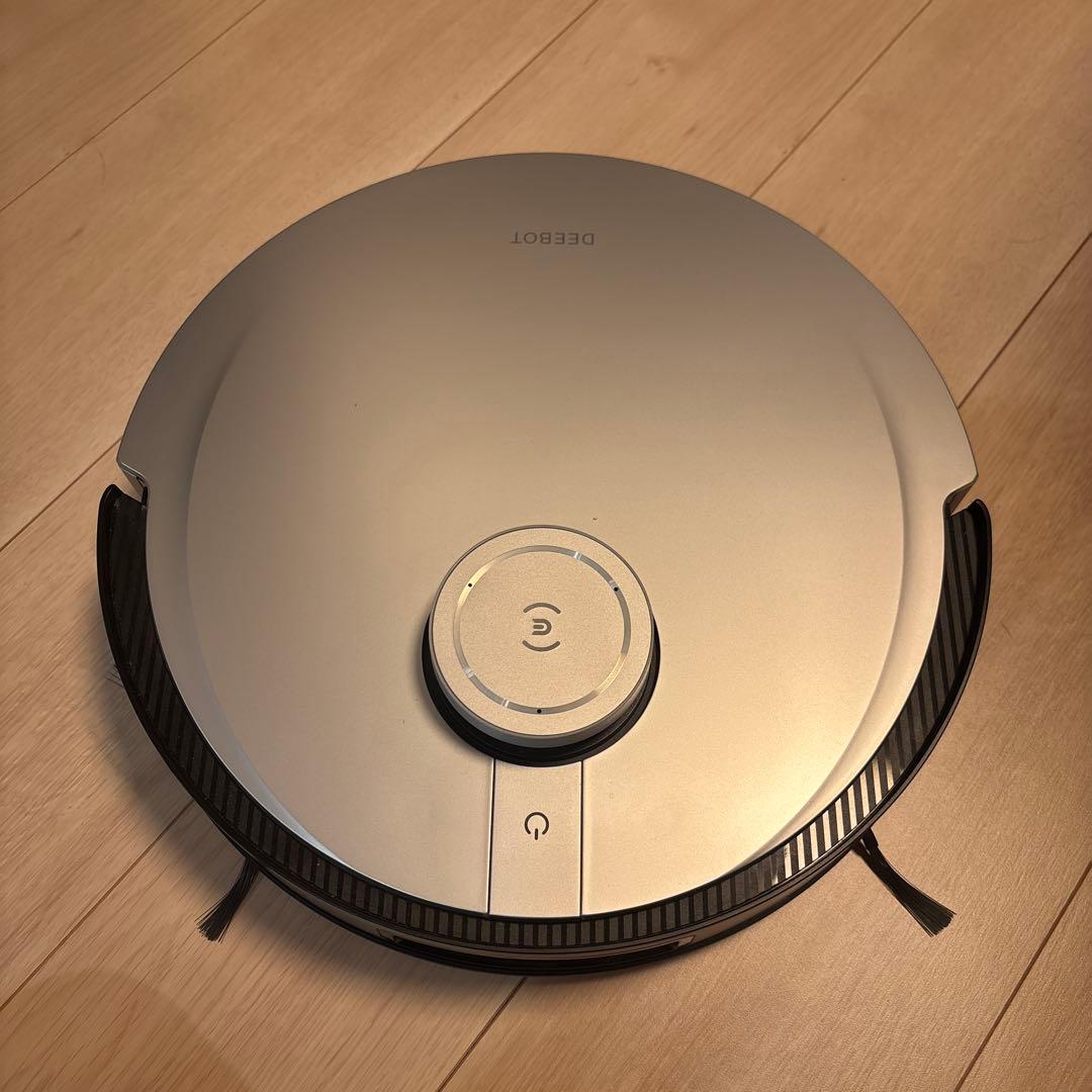 ECOVACS ロボット掃除機本体 シルバー 水洗い可能