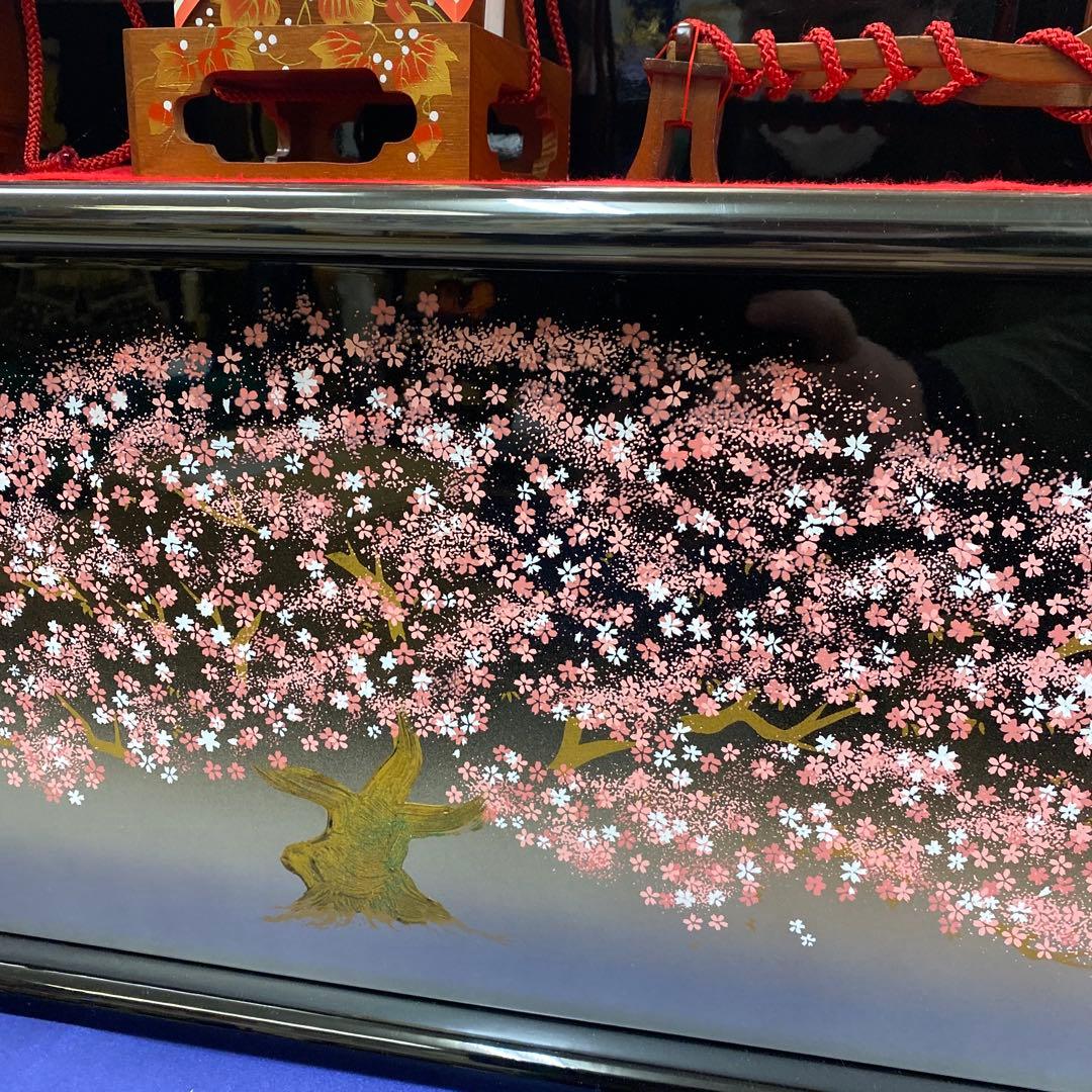 雛人形セット 桜装飾付き