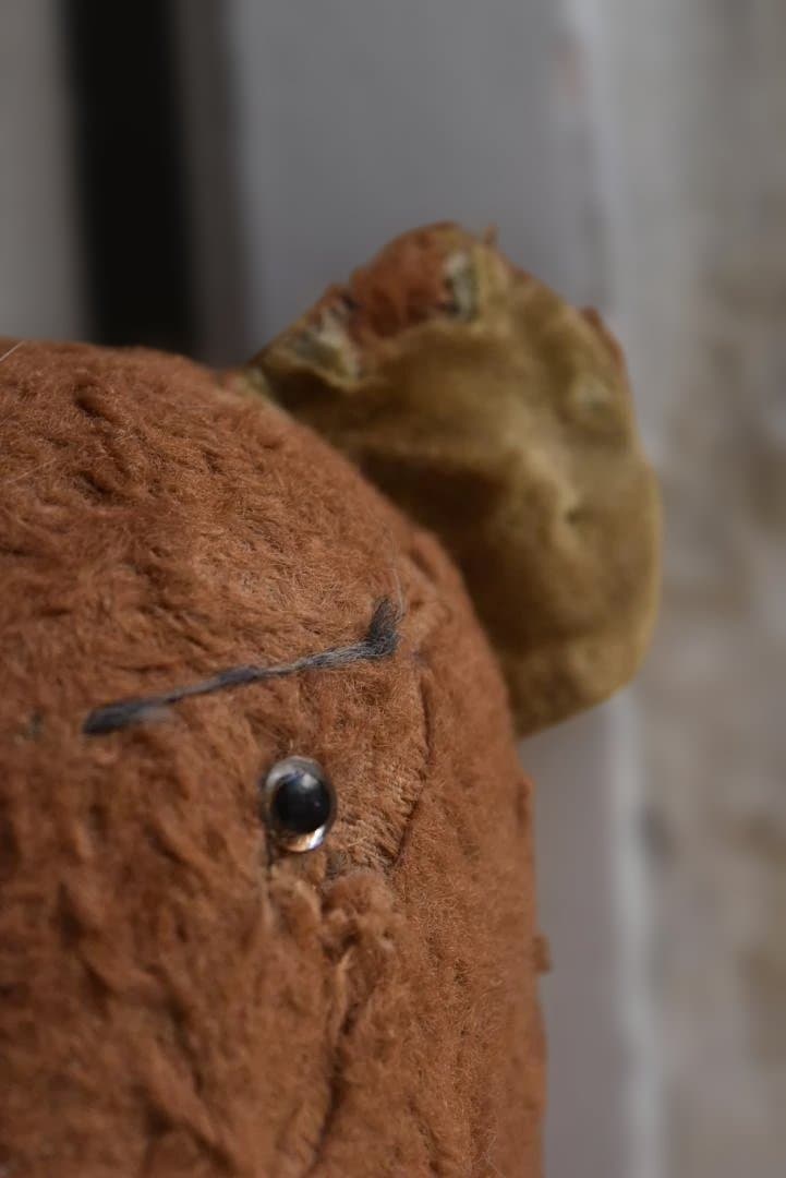 フランスアンティーク　とぼけた可愛いテディベア　熊ぬいぐるみ