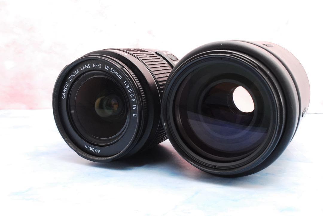 Canon Kiss X7★一眼レフカメラ★手ぶれ標準＆超望遠★バッグ付