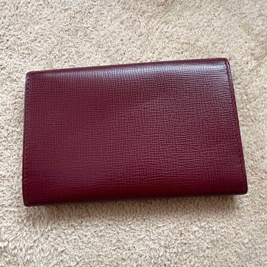 Cartier　カルティエ　名刺入れ　カードケース ボルドー