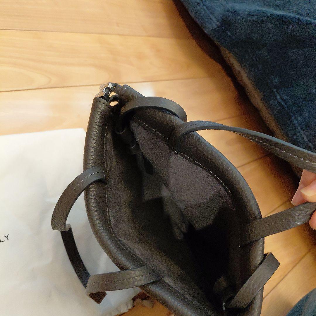 IACUCCI グラネッロ【新品】ダークグレー レザー ショルダーバッグ