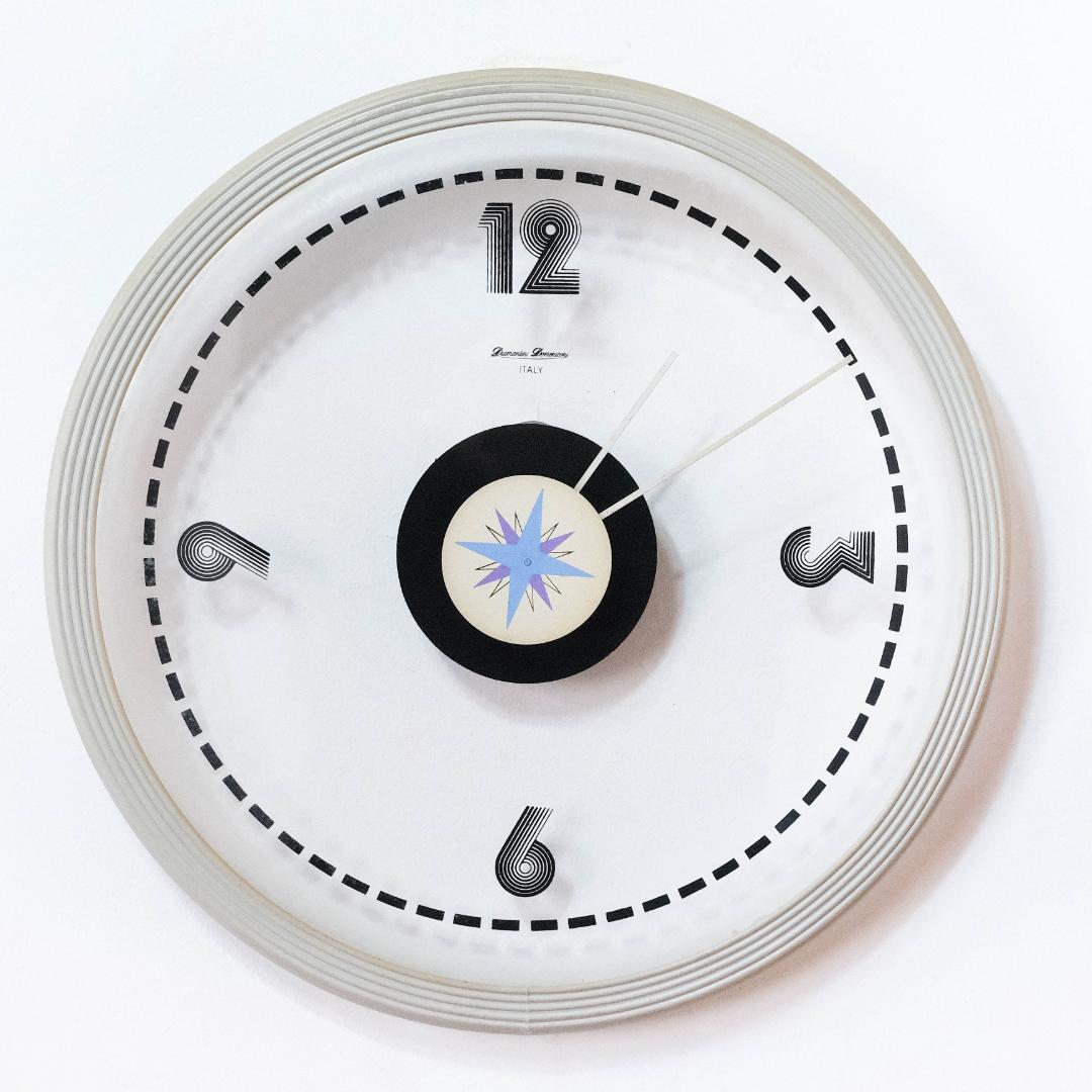 掛け時計　ポストモダン　ミッドセンチュリー　スペースエイジ　レトロ