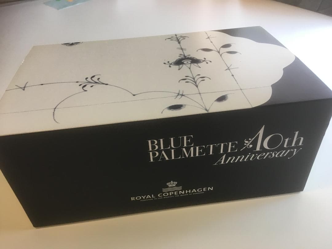 未使用品　ロイヤルコペンハーゲン　ブルーパルメッテ　10thアニバーサリー