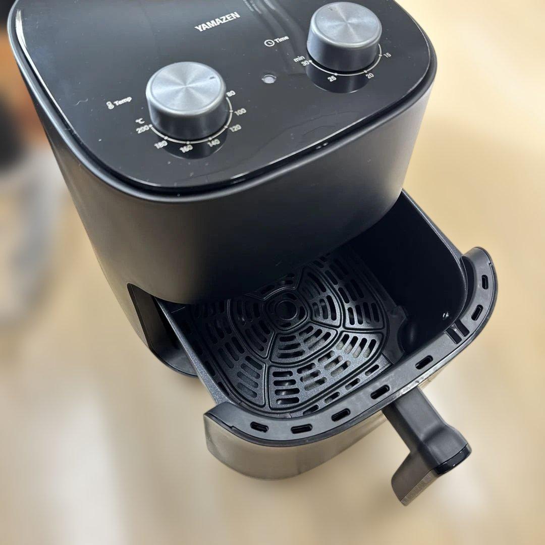 【13-15枚目要確認】山善 ノンフライヤー 4.5L 大容量 電気フライヤー