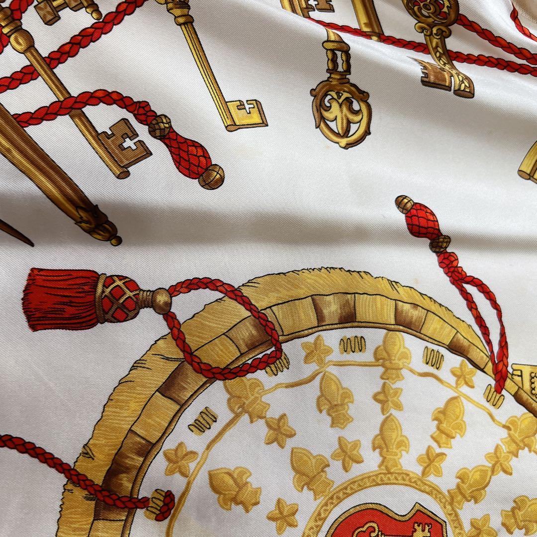 エルメス HERMES シルク ニット 切り替え ブラウス プルオーバー L