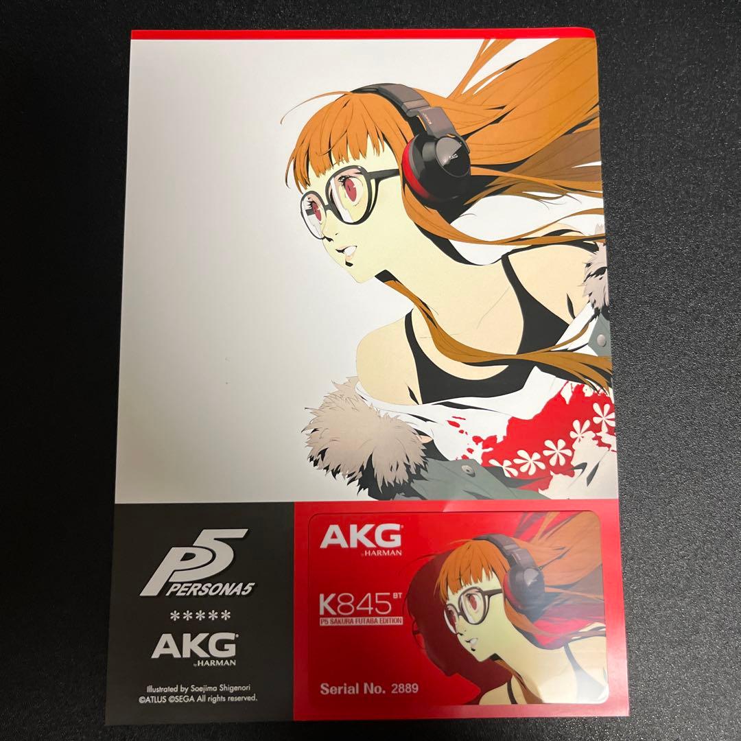 AKG K845BT ワイヤレスヘッドホン PERSONA5コラボ