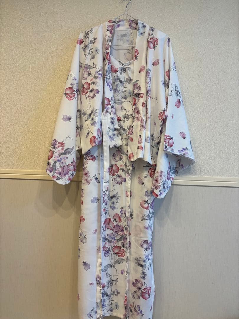 【本日限定】dita 浴衣　セパレート　ワンピース浴衣　そそぐ花筏