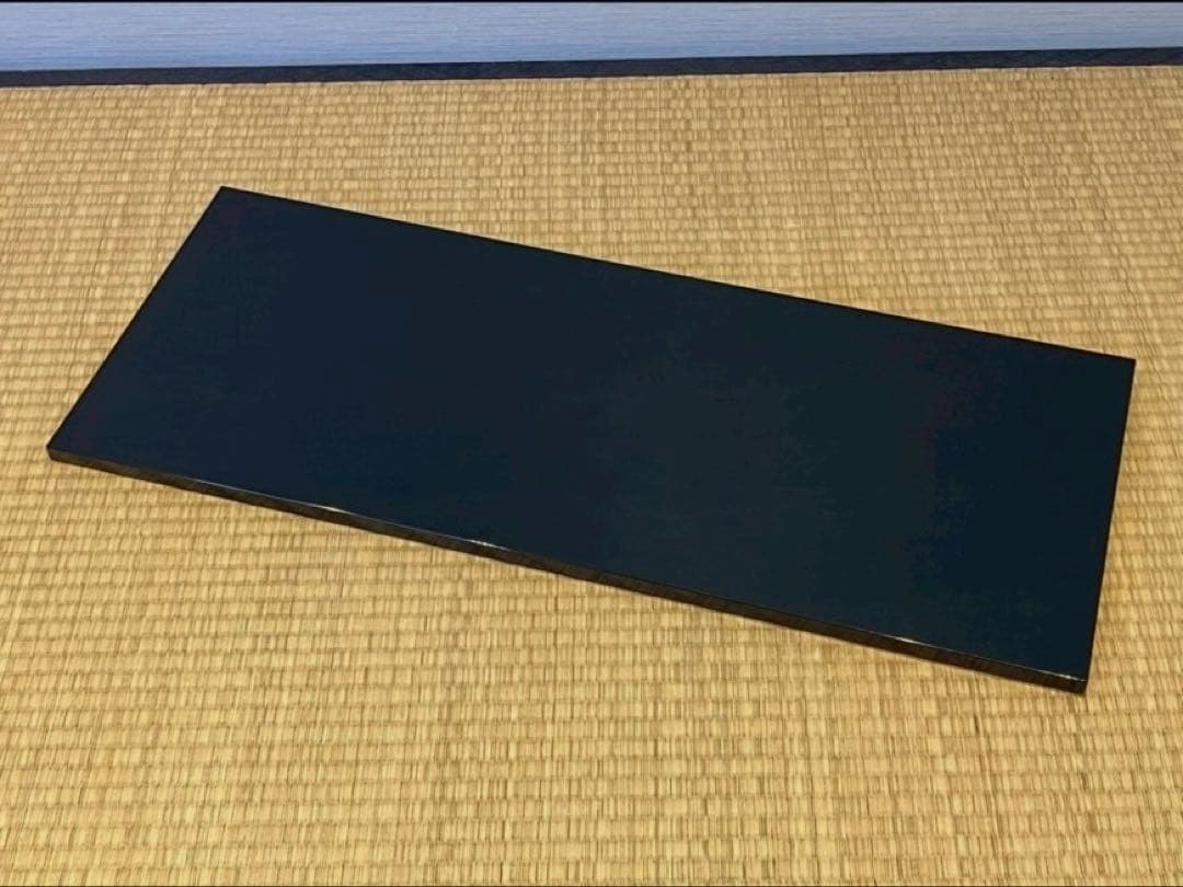 塗師 橘屋友七 希少作 真塗 長板 共箱 炉・風炉用 共箱 茶道具 江戸〜明治