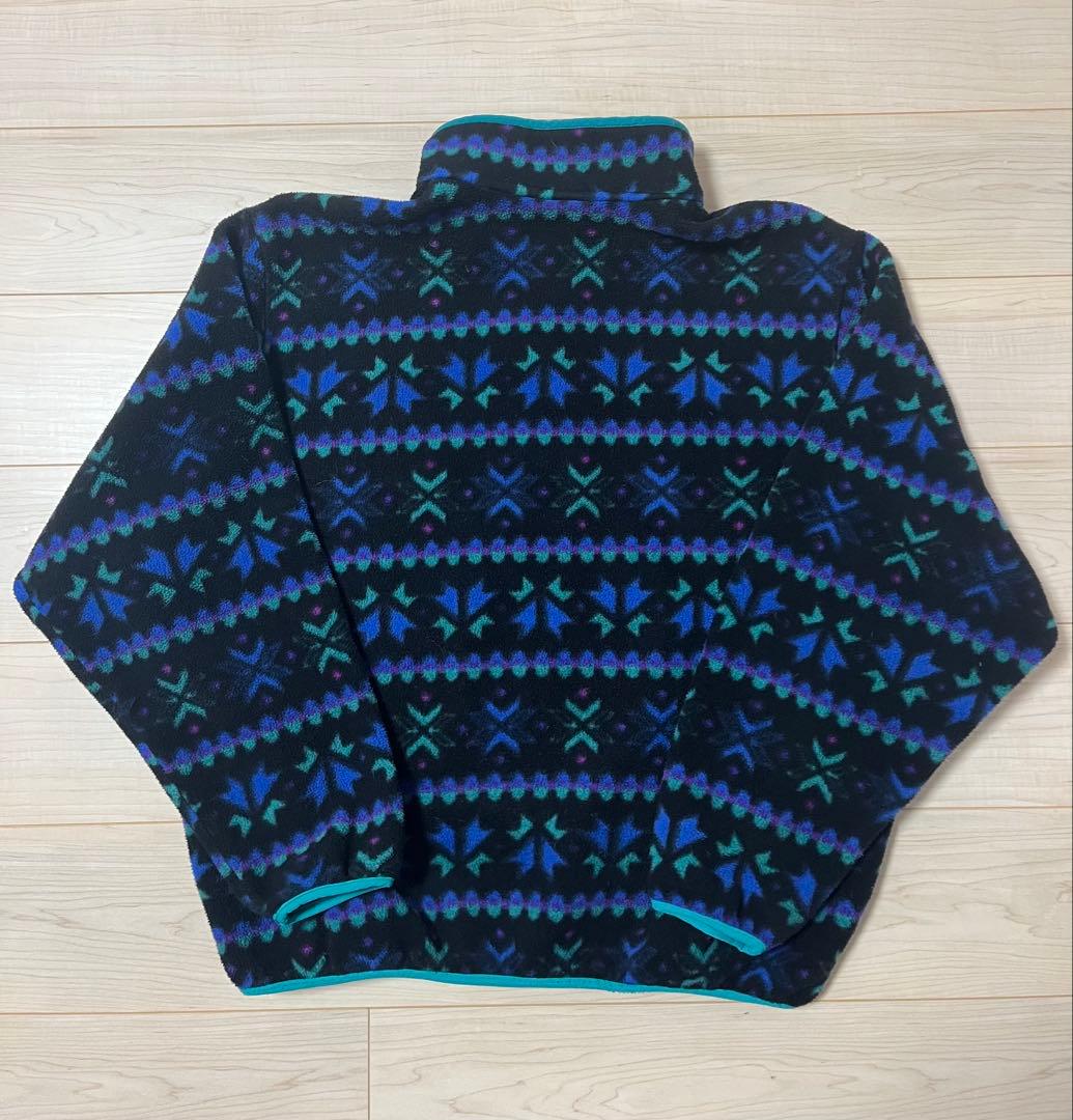 llbean 80s 90s フリース　ビンテージ　エルエルビーン　スナップt