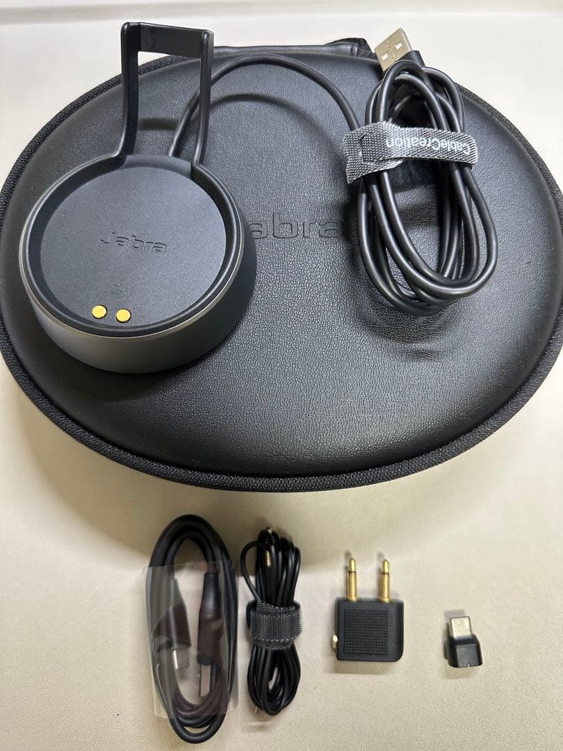 美品Jabra Evolve2 85 USB-Cヘッドホン充電スタンド付き