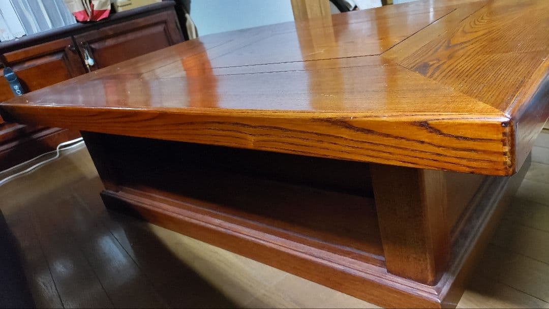 欅 四尺 火鉢 関西 長火鉢 囲炉裏 テーブル 座卓 （未使用品）