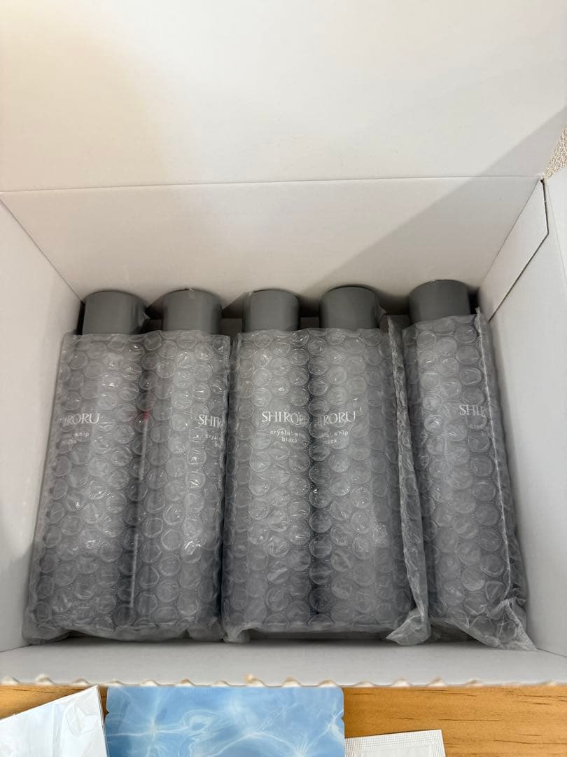 新品未使用　SHIRORU シロル　クリスタルホイップブラック　5本セット
