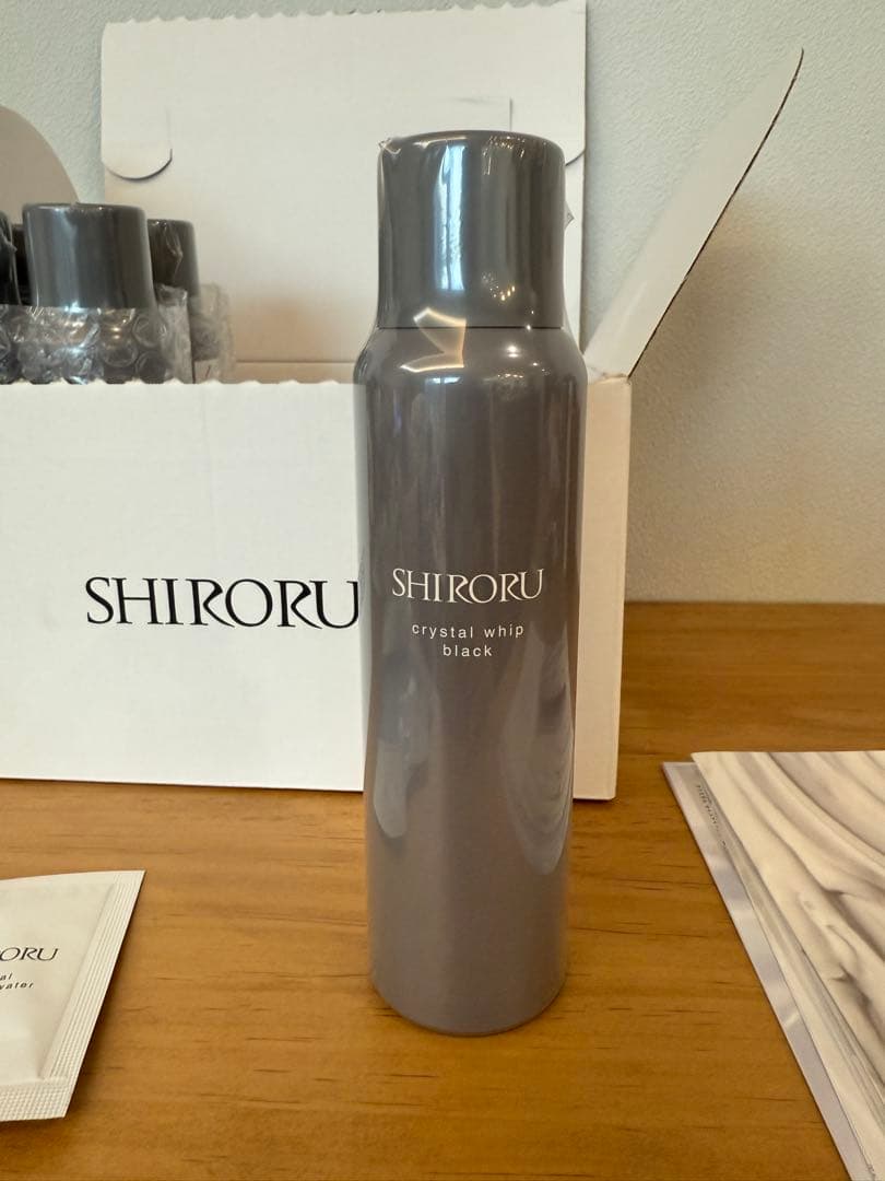 新品未使用　SHIRORU シロル　クリスタルホイップブラック　5本セット