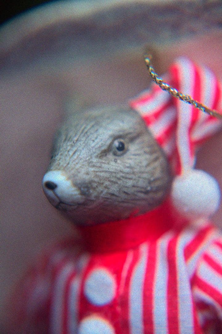 チャイナヘッドドール オーナメント クリスマス ヴィンテージ