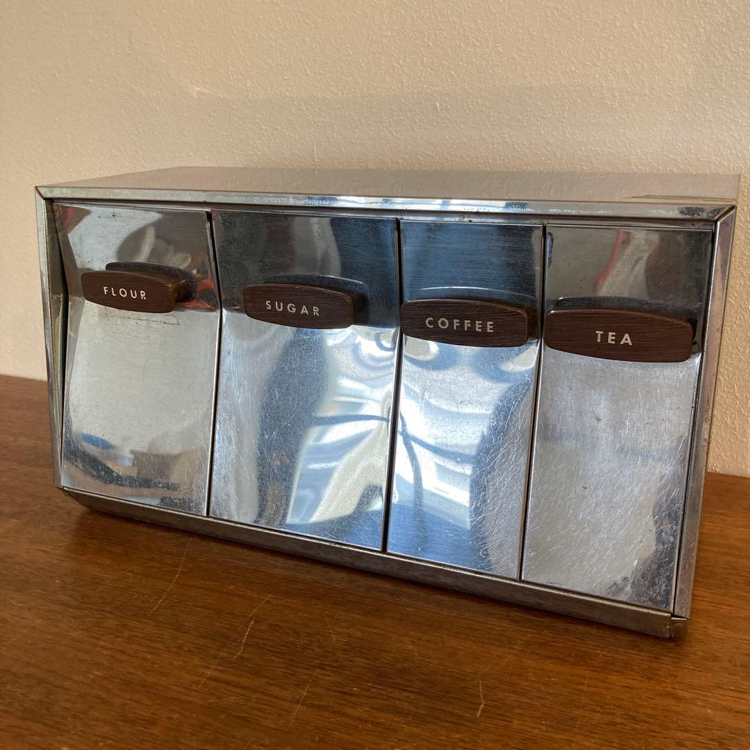 J*l様 アメリカビンテージ　金属製キャニスター・ペーパーホルダーセット