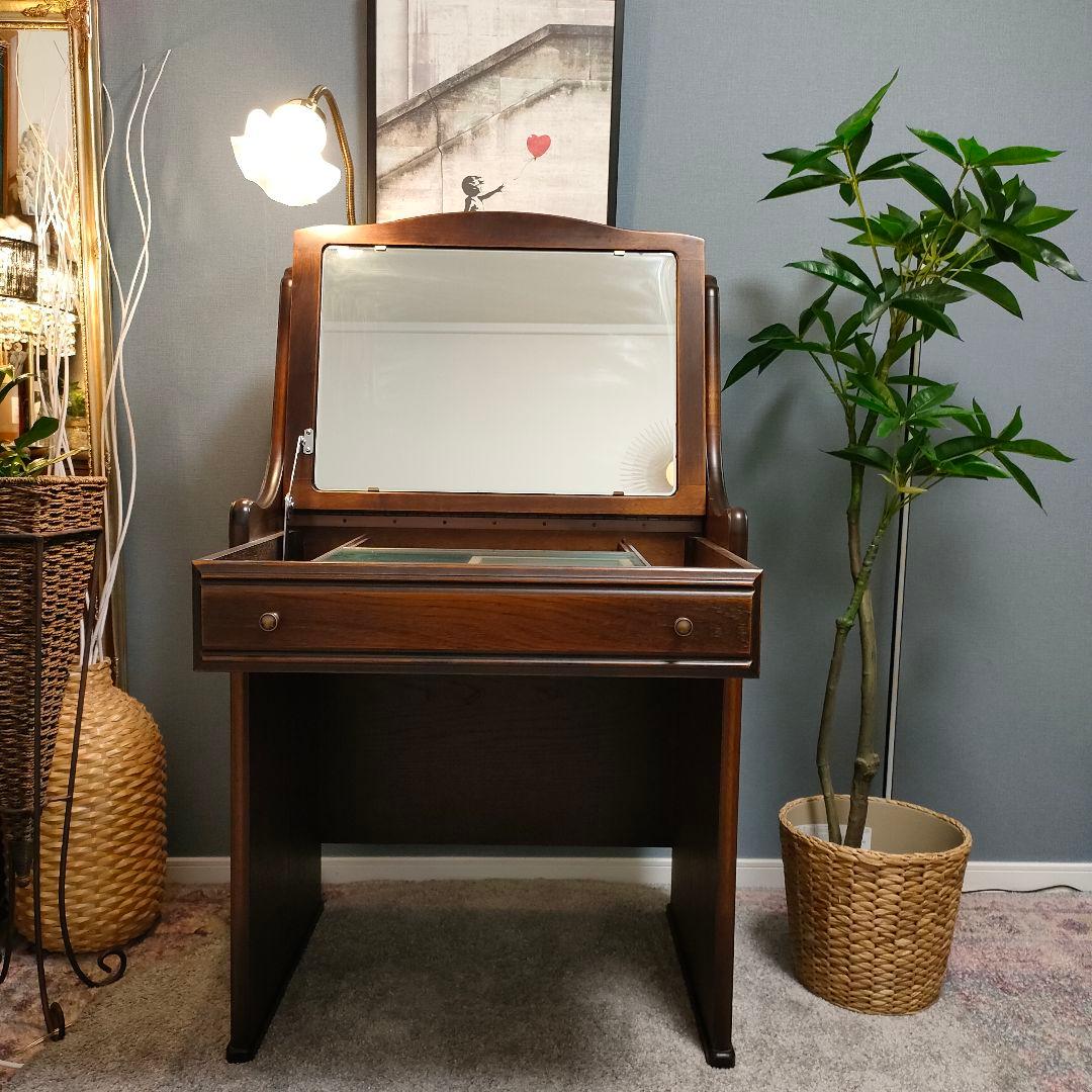 【チョコまま】　ATLANTA アンティーク ドレッサー デスクミラー