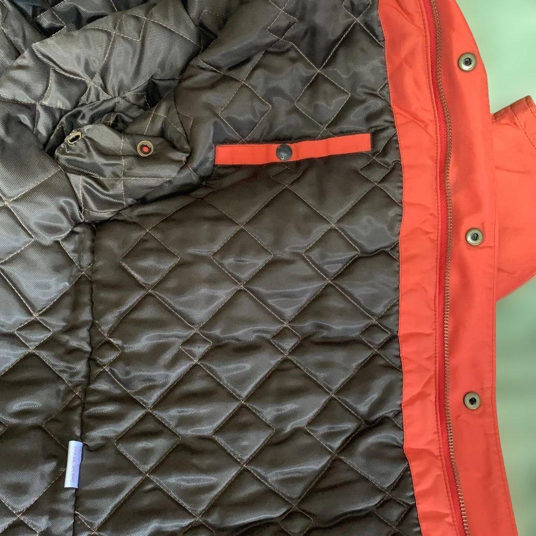 COACH EST 1941 オレンジ ナイロンジャケット　内側キルティング