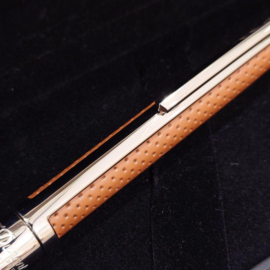 S.T.Dupont エス・テー・デュポン デフィ パンチドレザー ボールペン