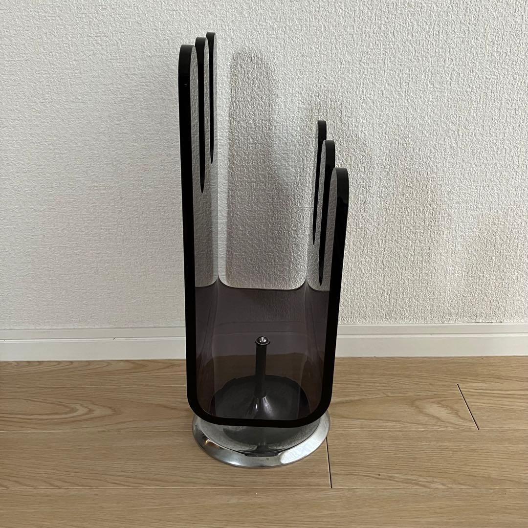 ヴィンテージ　アクリル　マガジンラック　スリッパラック