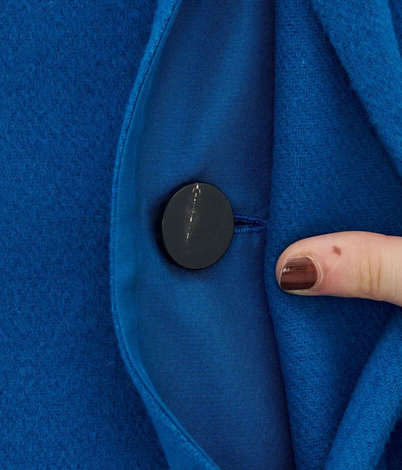 新品 24AW ウールダブルフェイス マントコート