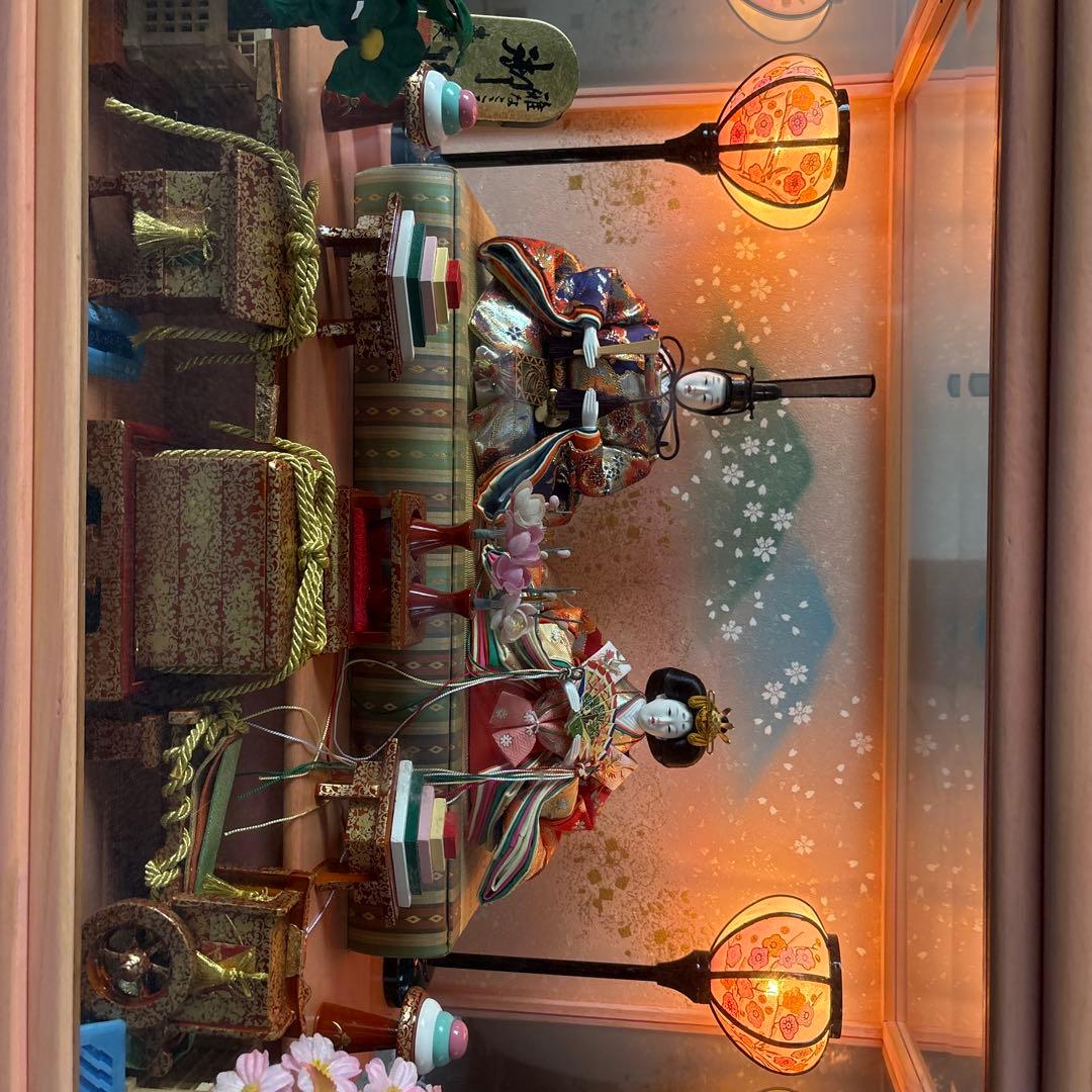 雛人形 親王飾り ケース飾り 寿慶 ひな人形 伝統工芸